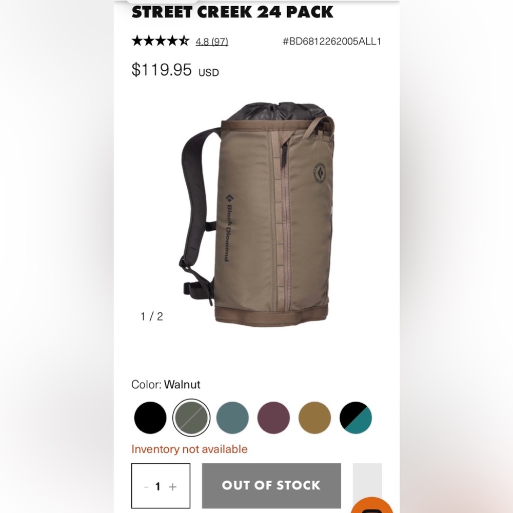 Black Diamond backpack